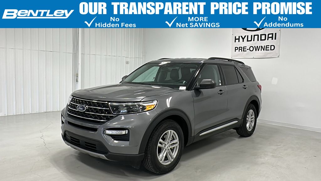 Gray Metallic 2024 Ford Explorer XLT RWD SUV / Crossover Rear-Wheel Drive Automatic