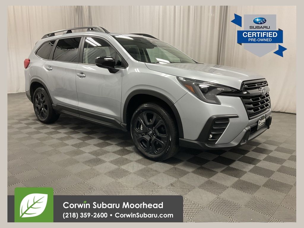 Ice Silver Metallic 2025 Subaru Ascent Onyx Edition AWD SUV / Crossover All-Wheel Drive Continuously Variable Transmission