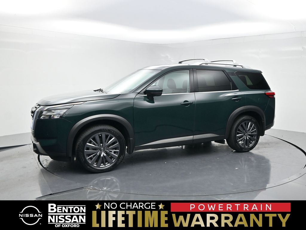 Black (Obsidian Green Pearl) 2024 Nissan Pathfinder SUV / Crossover Front-Wheel Drive 9-Speed Automatic