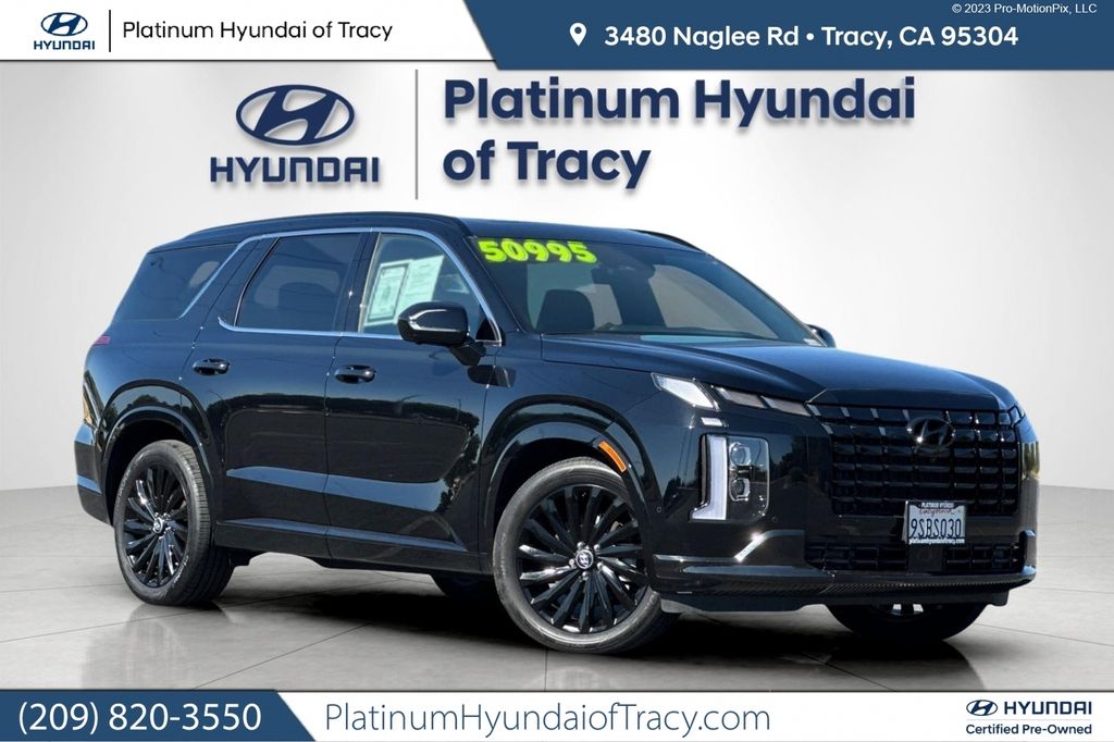 Abyss Black Pearl 2025 Hyundai Palisade Calligraphy Night Edition AWD SUV / Crossover All-Wheel Drive 8-Speed Automatic
