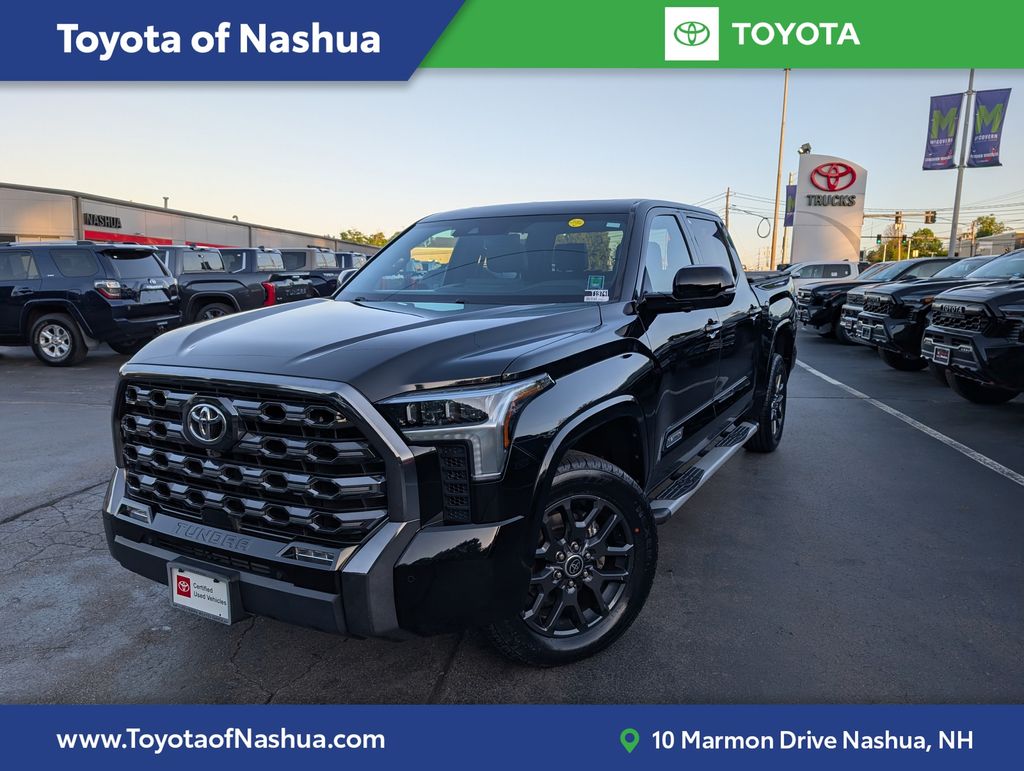 Midnight Black Metallic 2023 Toyota Tundra Pickup Truck Four-Wheel Drive Automatic