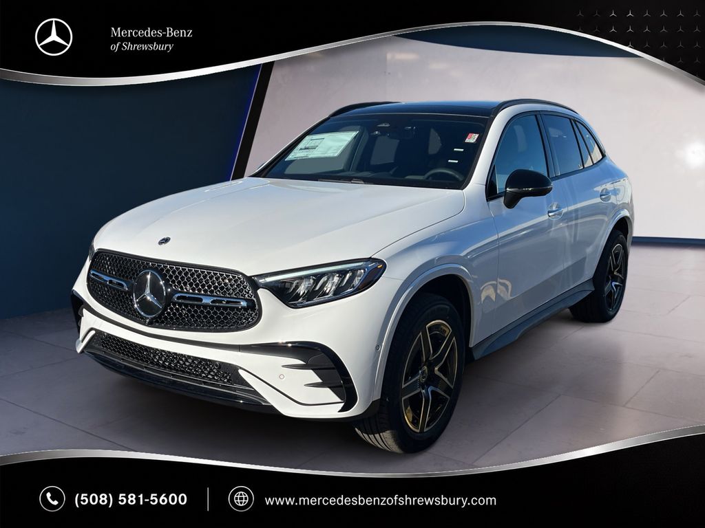 Polar White 2026 Mercedes-Benz GLC SUV / Crossover All-Wheel Drive 9-Speed Automatic