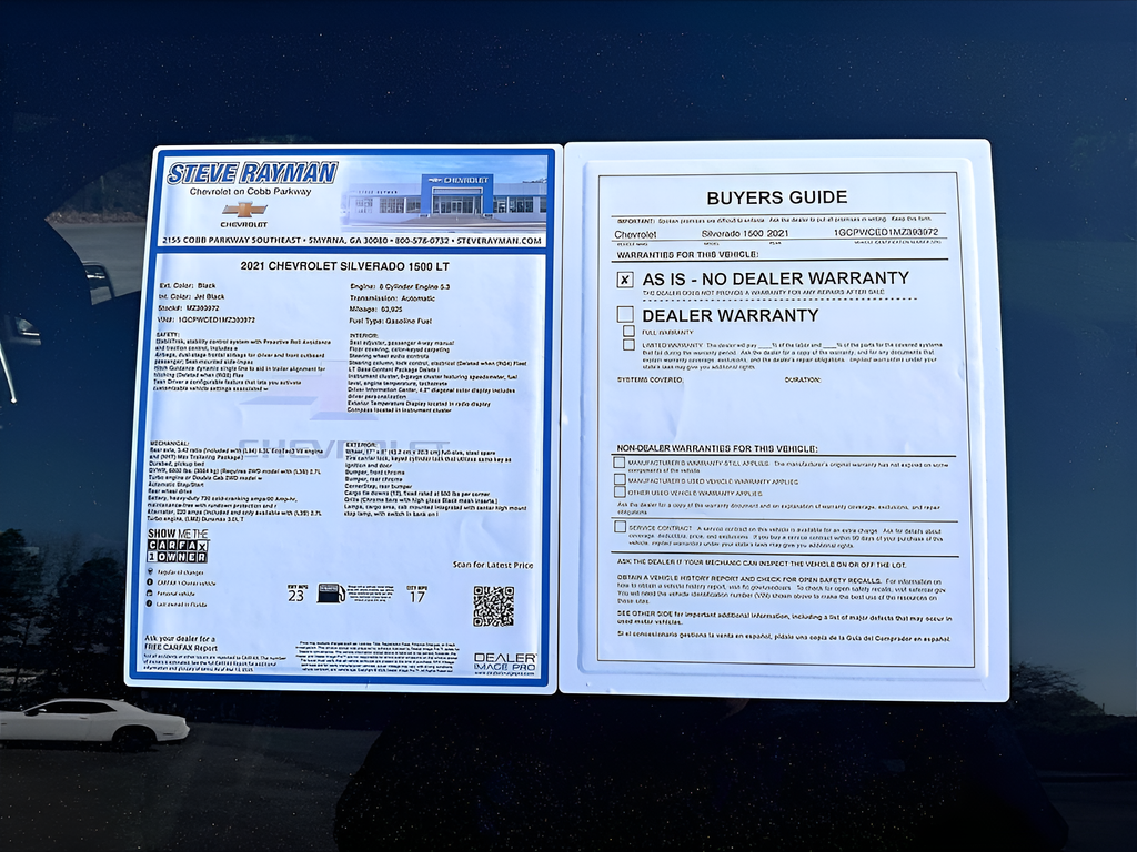 Used 2021 Chevrolet Silverado 1500 LT 4D Crew Cab