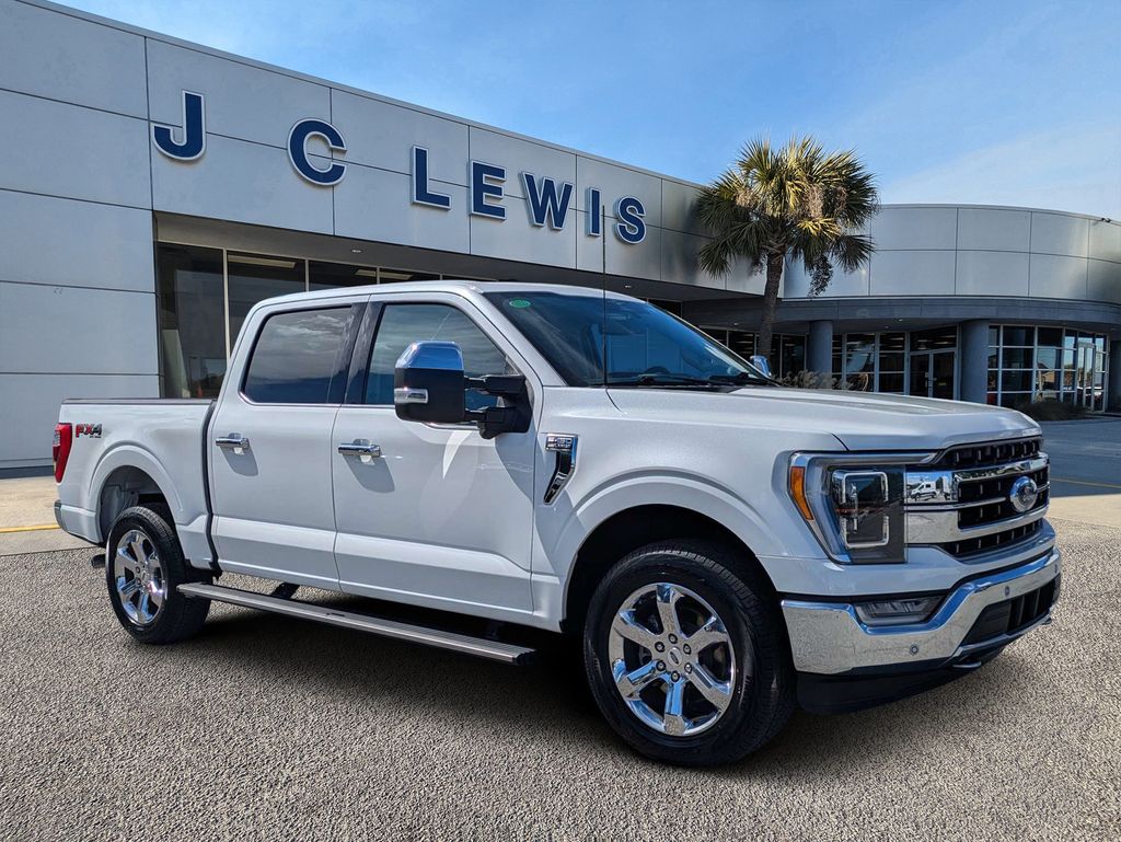 Star White Metallic Tri-Coat 2023 Ford F-150 Pickup Truck Four-Wheel Drive Automatic