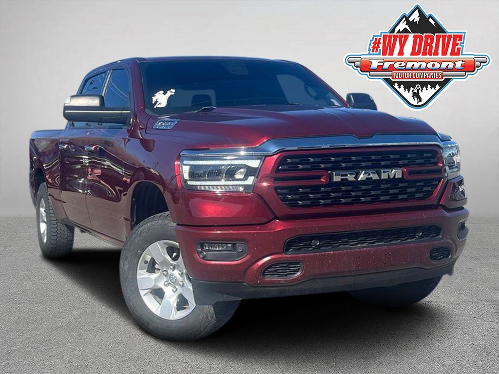 Delmonico Red Pearlcoat 2019 RAM 1500 Big Horn Crew Cab 4WD Pickup Truck Four-Wheel Drive 8-Speed Automatic