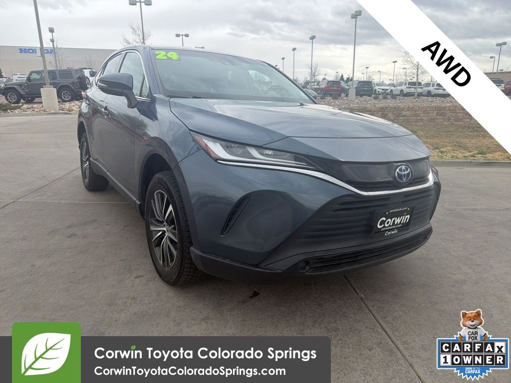 Coastal Gray Metallic 2024 Toyota Venza LE AWD SUV / Crossover All-Wheel Drive Continuously Variable Transmission