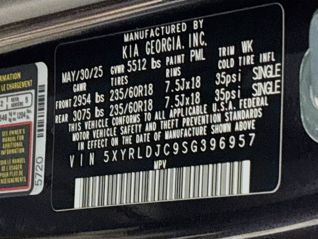 2025 Kia Sorento S