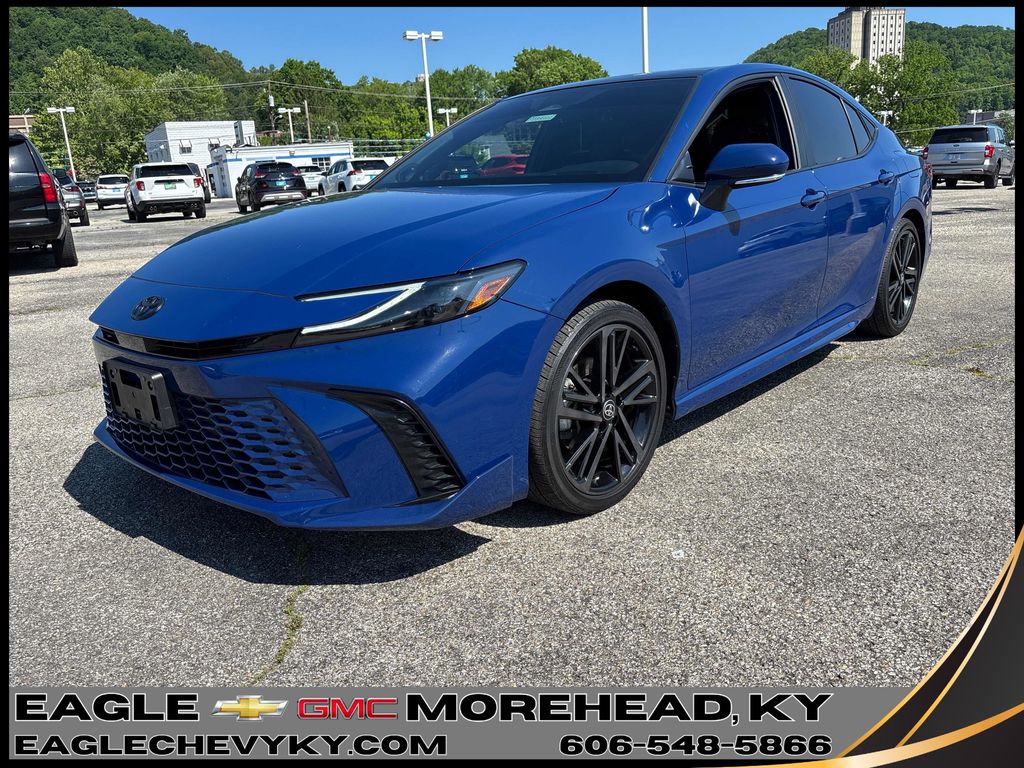 Blue 2025 Toyota Camry XSE FWD Sedan Front-Wheel Drive Continuously Variable Transmission
