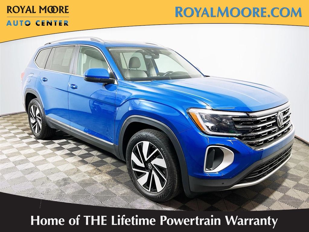 Blue 2025 Volkswagen Atlas SUV / Crossover All-Wheel Drive 8-Speed Automatic