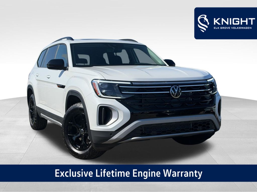 Opal White Pearl 2026 Volkswagen Atlas SUV / Crossover All-Wheel Drive 8-Speed Automatic