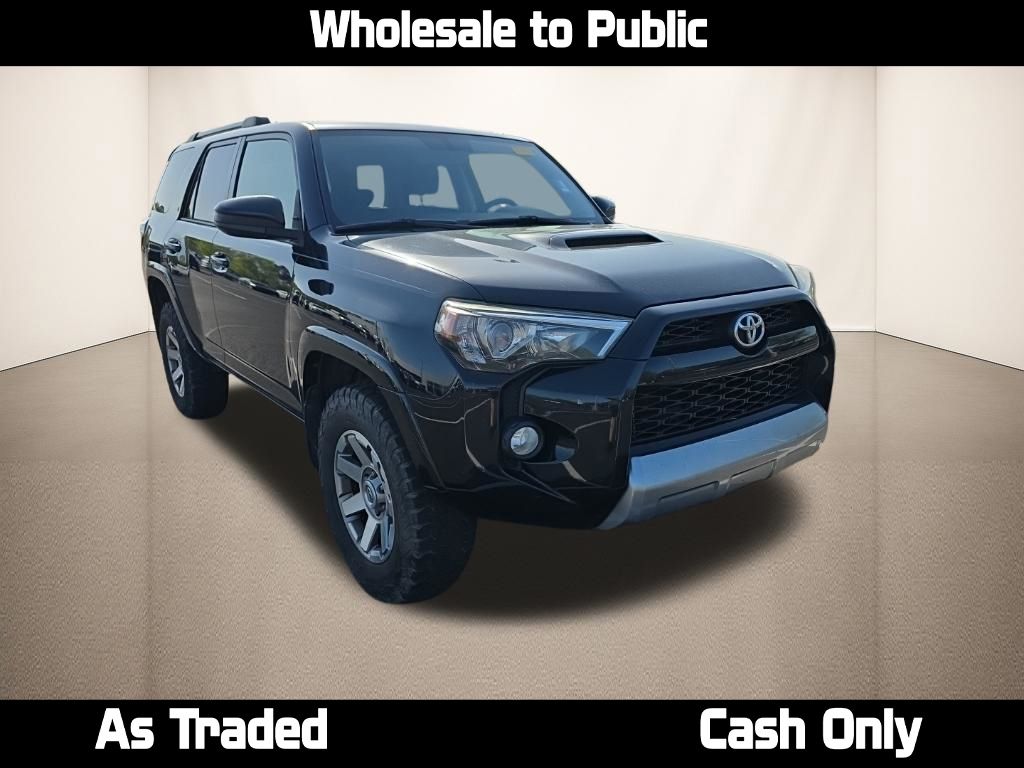 Midnight Black Metallic 2016 Toyota 4Runner Trail 4WD SUV / Crossover Four-Wheel Drive 5-Speed Automatic Overdrive