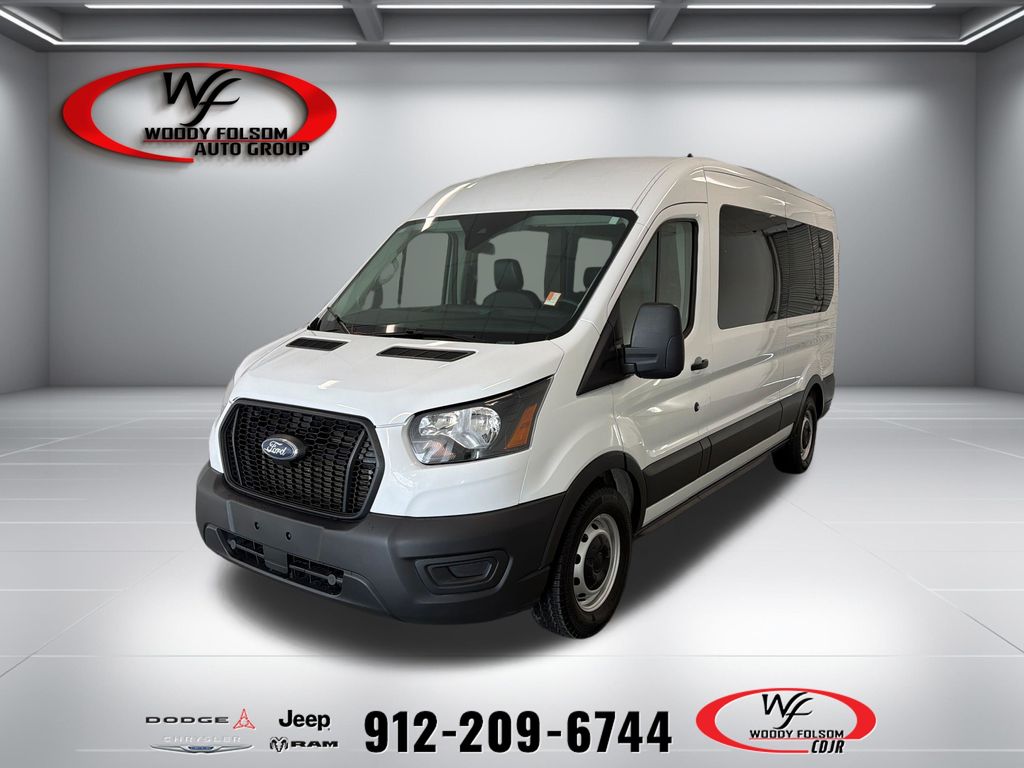 Oxford White 2025 Ford Transit Passenger Van Rear-Wheel Drive