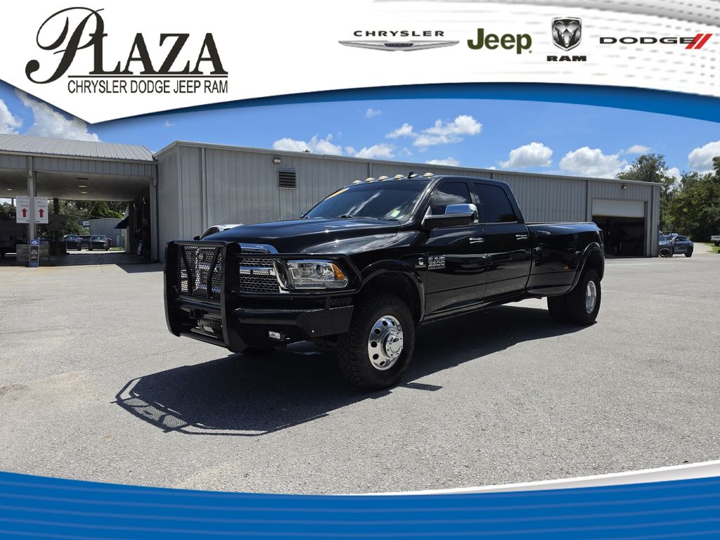 Brilliant Black Crystal Pearlcoat 2018 RAM 3500 Pickup Truck Four-Wheel Drive 6-Speed Automatic