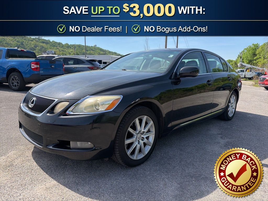 Black (Obsidian) 2007 Lexus GS 350 AWD Sedan All-Wheel Drive 6-Speed Automatic