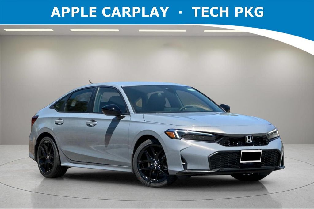 Urban Gray Pearl 2026 Honda Civic Sedan Front-Wheel Drive Continuously Variable Transmission