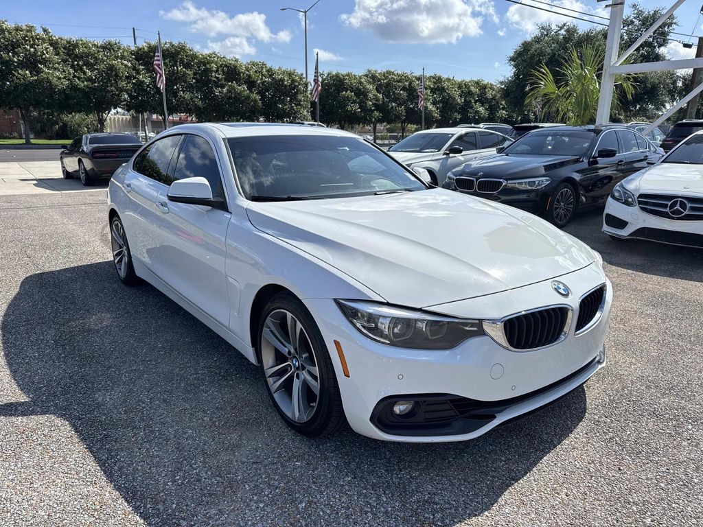 Alpine White 2019 BMW 4 Series Sedan Rear-Wheel Drive 8-Speed Automatic