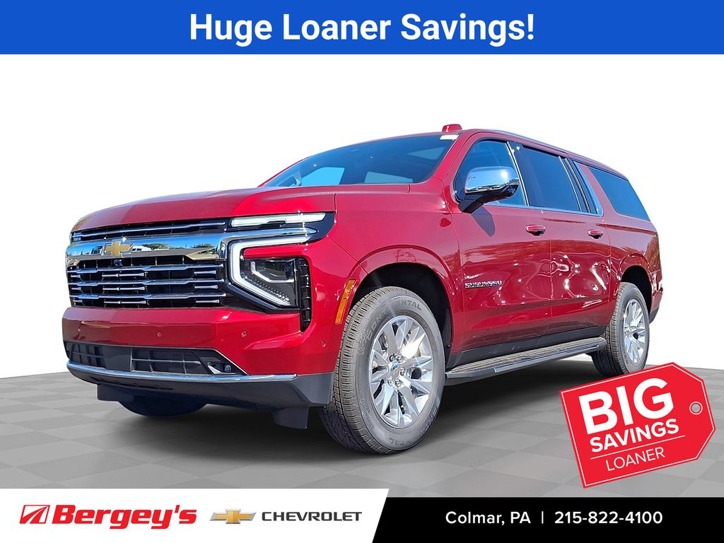 Radiant Red Tintcoat 2025 Chevrolet Suburban SUV / Crossover Four-Wheel Drive 