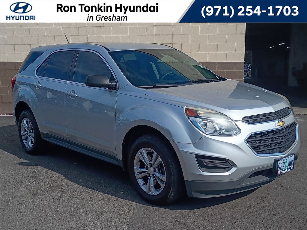 Silver Ice Metallic 2016 Chevrolet Equinox SUV / Crossover All-Wheel Drive 6-Speed Automatic Overdrive