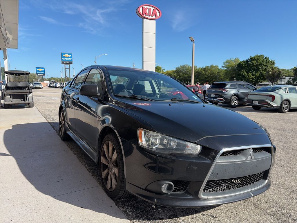 Red 2014 Mitsubishi Lancer Sedan