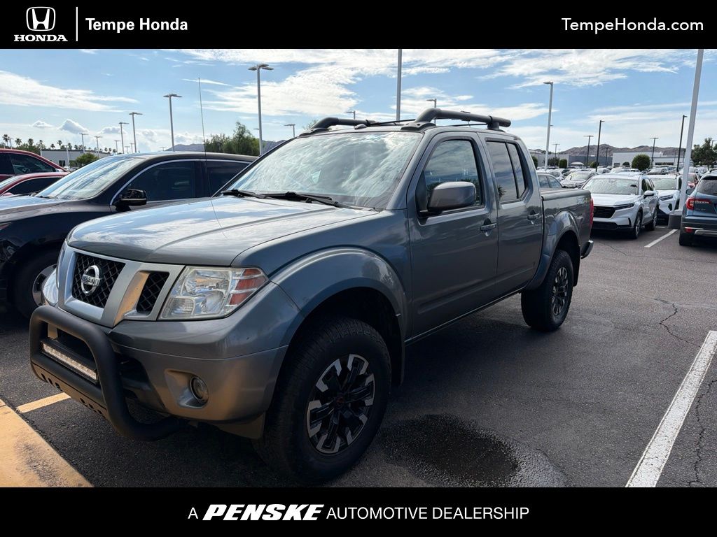 Gray (Gun Metallic) 2016 Nissan Frontier Pickup Truck Four-Wheel Drive 5-Speed Automatic Overdrive
