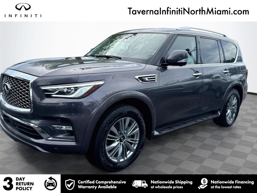 Anthracite Gray 2024 INFINITI QX80 SUV / Crossover All-Wheel Drive 7-Speed Automatic