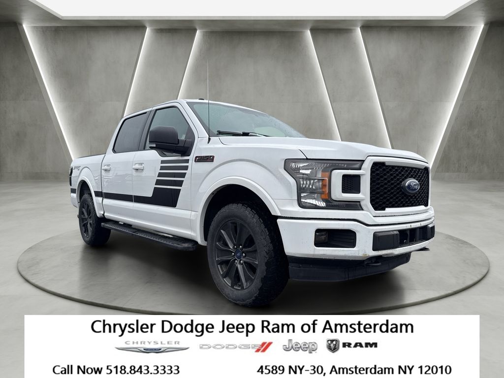 Oxford White 2018 Ford F-150 XLT SuperCrew 4WD Pickup Truck Four-Wheel Drive Automatic