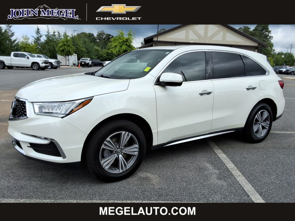 Black Pearl 2019 Acura MDX SUV / Crossover Front-Wheel Drive 9-Speed Automatic