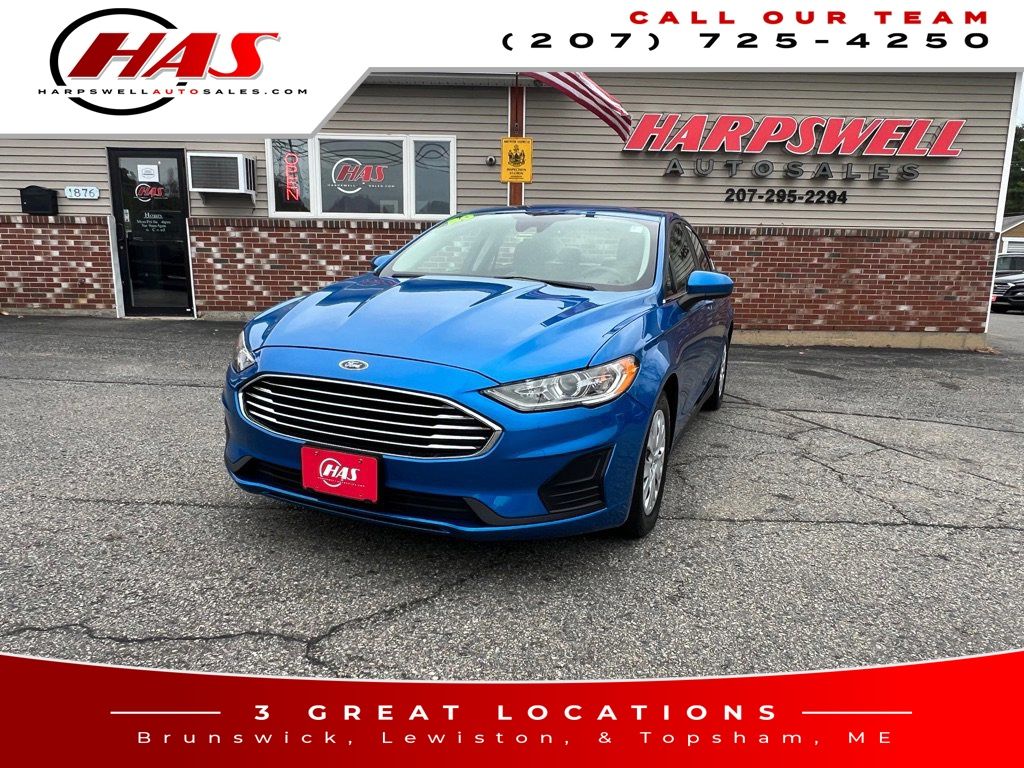 Blue Metallic 2020 Ford Fusion Sedan Front-Wheel Drive 6-Speed Automatic