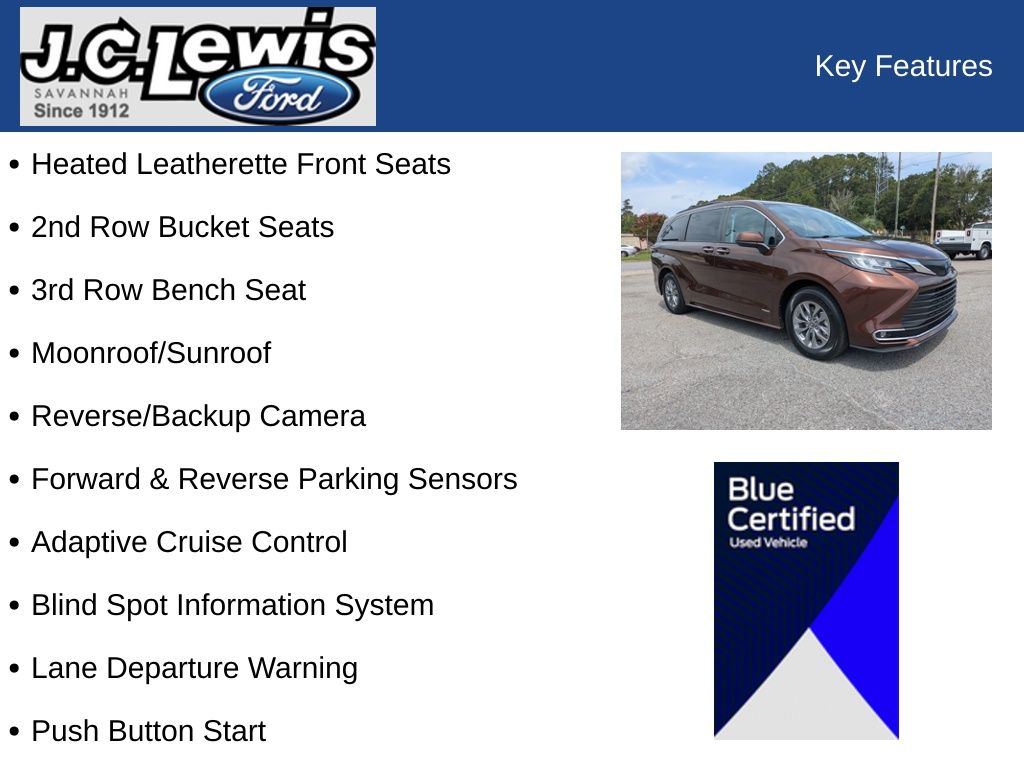 2021 Toyota Sienna XLE
