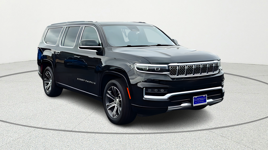 Diamond Black Crystal Pearlcoat 2024 Jeep Grand Wagoneer L SUV / Crossover Four-Wheel Drive 8-Speed Automatic