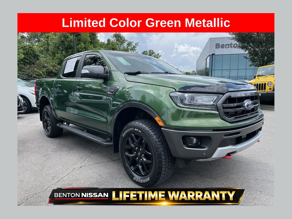 Green Metallic 2023 Ford Ranger Pickup Truck Four-Wheel Drive Automatic