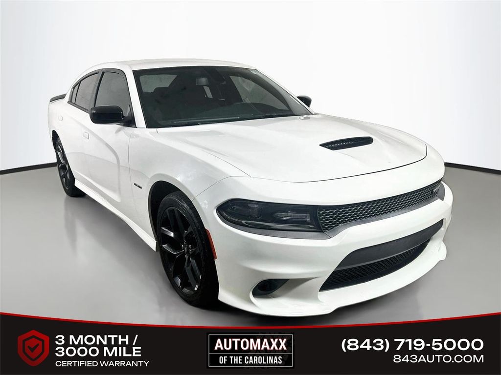 White Knuckle Clearcoat 2019 Dodge Charger Sedan Rear-Wheel Drive 8-Speed Automatic