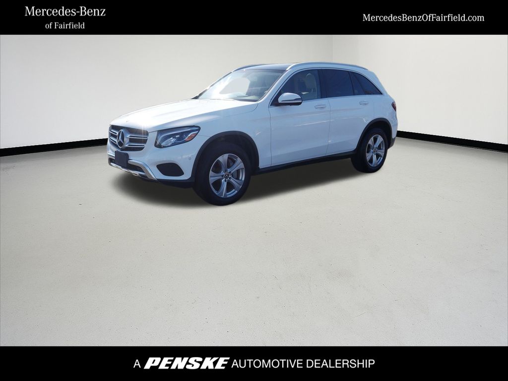 Polar White 2018 Mercedes-Benz GLC 300 4MATIC SUV / Crossover All-Wheel Drive 9-Speed Automatic
