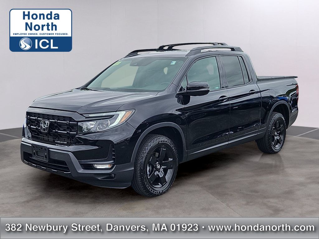 Black 2026 Honda Ridgeline Pickup Truck All-Wheel Drive 9-Speed Automatic