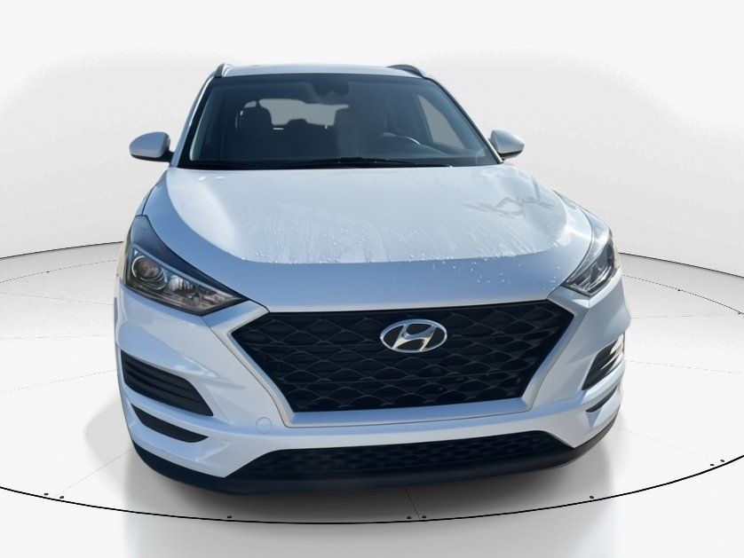 2021 White Cream Hyundai Tucson Value FWD SUV