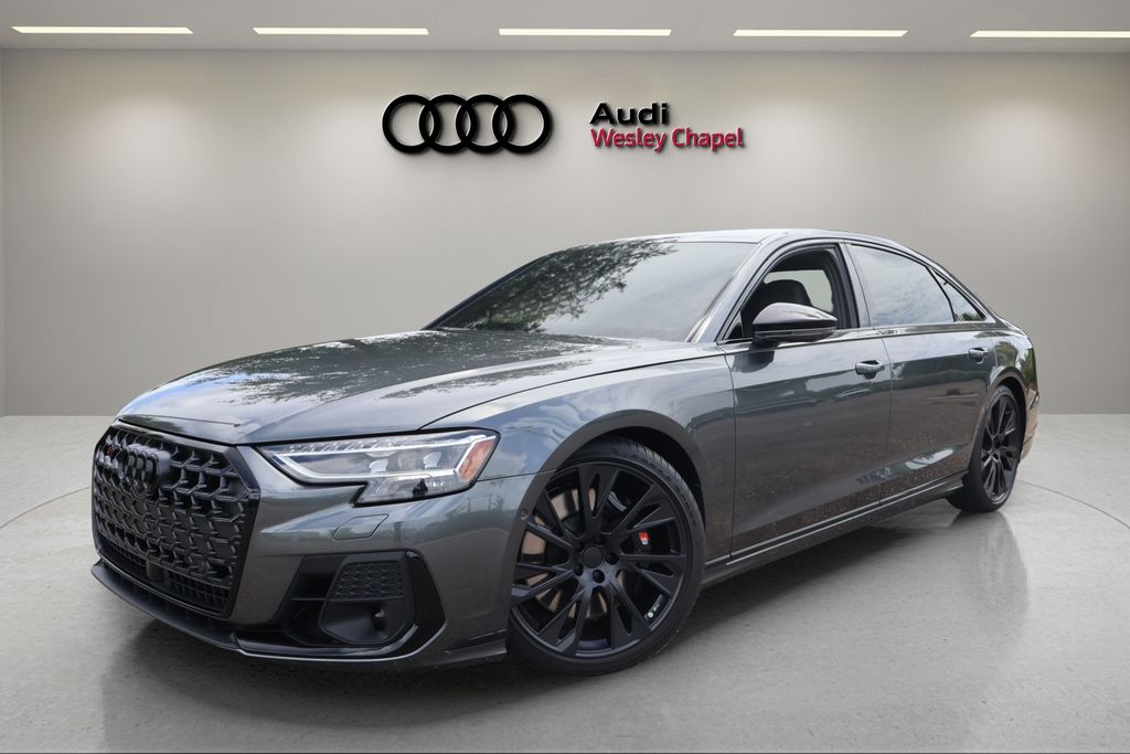 Daytona Gray Pearl Effect 2026 Audi S8 Sedan All-Wheel Drive 8-Speed Automatic
