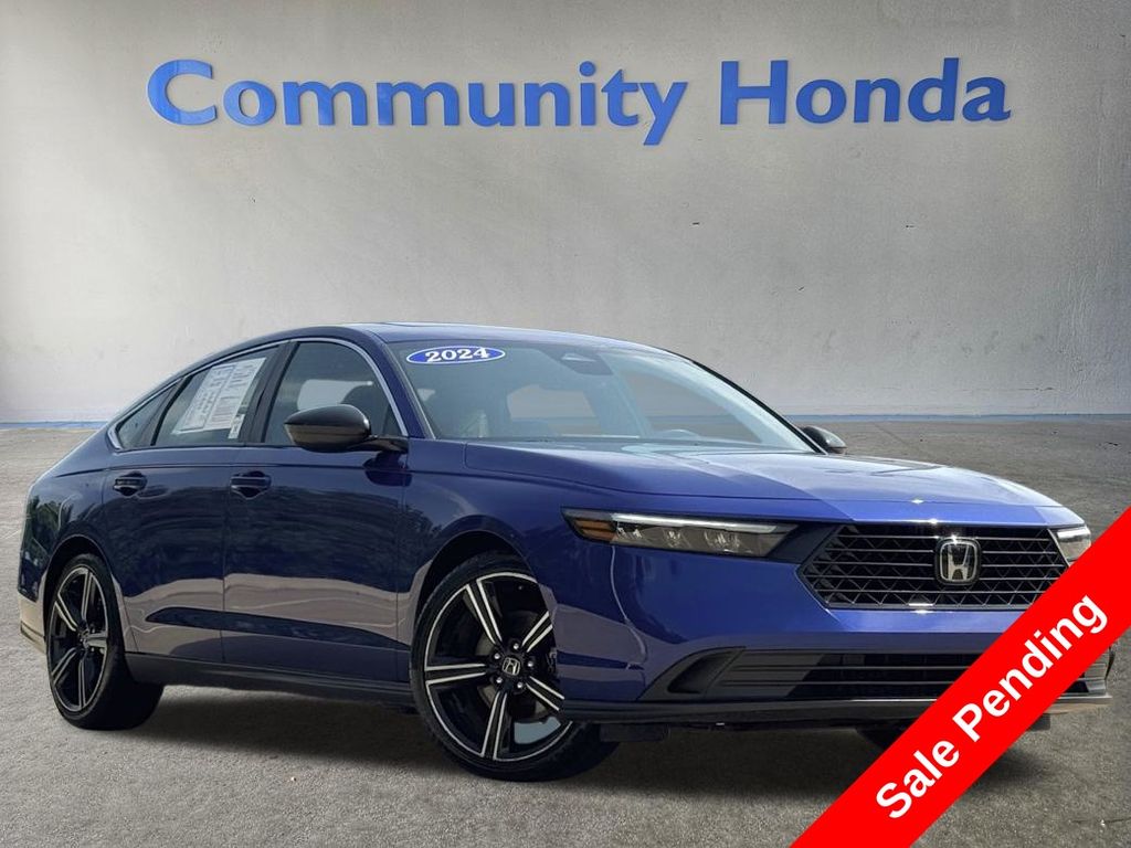 2024 Honda Accord Hybrid Sport Blue at DeMontrond Gulf Freeway