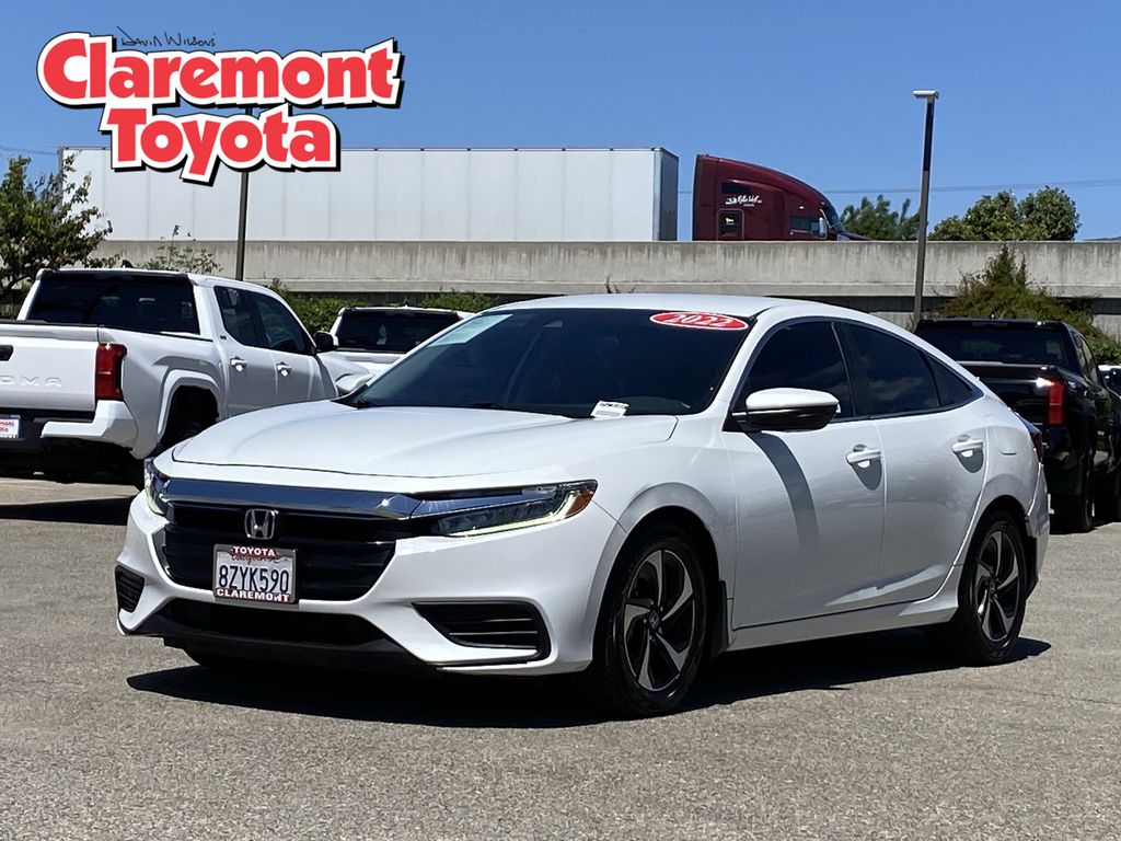 White 2022 Honda Insight EX FWD Sedan Front-Wheel Drive Continuously Variable Transmission