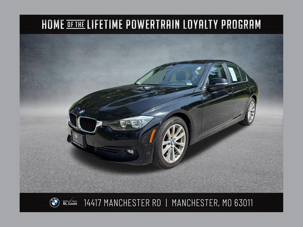 Jet Black 2016 BMW 3 Series Sedan All-Wheel Drive 8-Speed Automatic