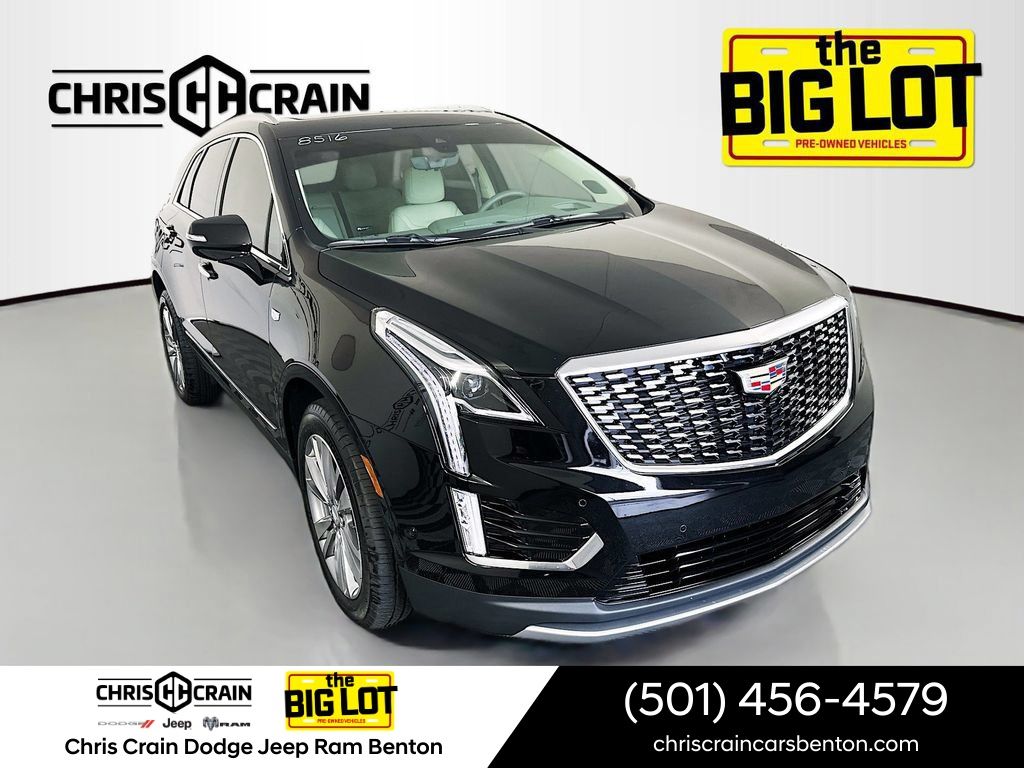 Black Metallic 2025 Cadillac XT5 SUV / Crossover Four-Wheel Drive 9-Speed Automatic