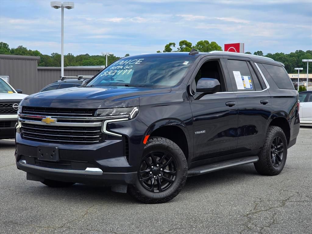 Midnight Blue Metallic 2021 Chevrolet Tahoe LT 4WD SUV / Crossover Four-Wheel Drive