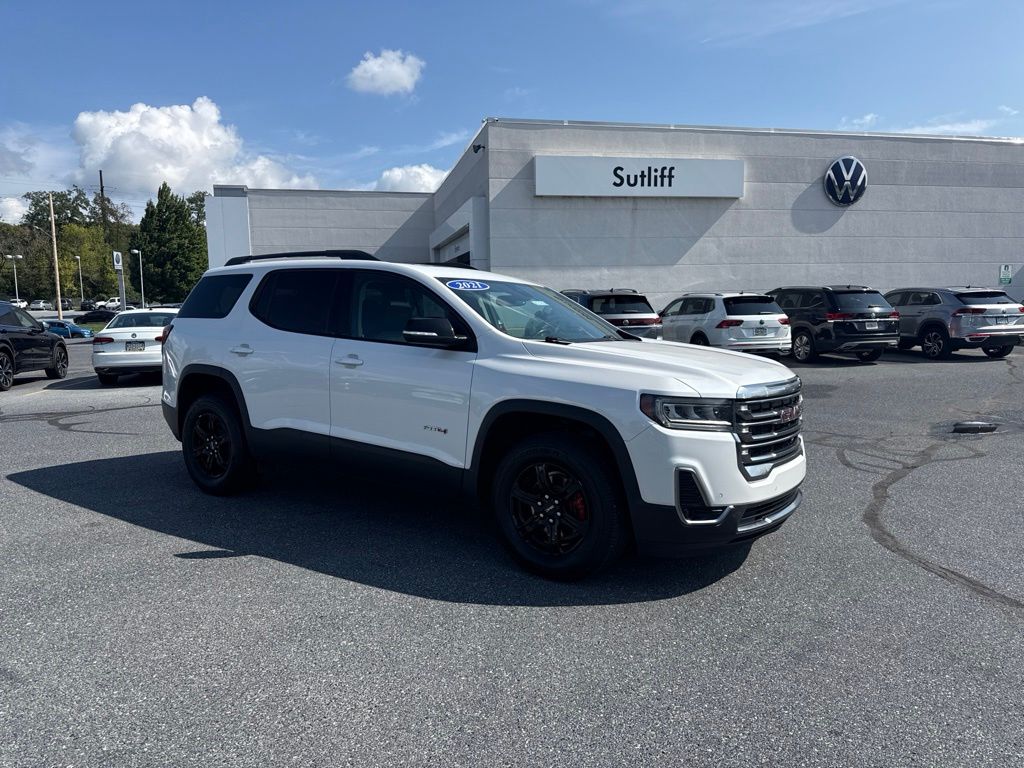 2021 GMC Acadia AT4 White at Carlisle Cadillac Buick GMC