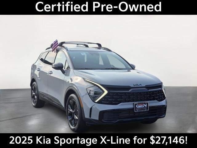 Wolf Gray 2025 Kia Sportage SUV / Crossover All-Wheel Drive 8-Speed Automatic
