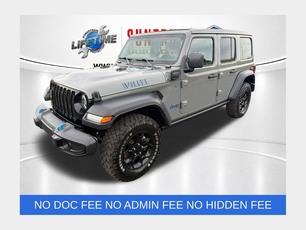 Sting-Gray Clearcoat 2023 Jeep Wrangler 4xe SUV / Crossover Four-Wheel Drive 8-Speed Automatic