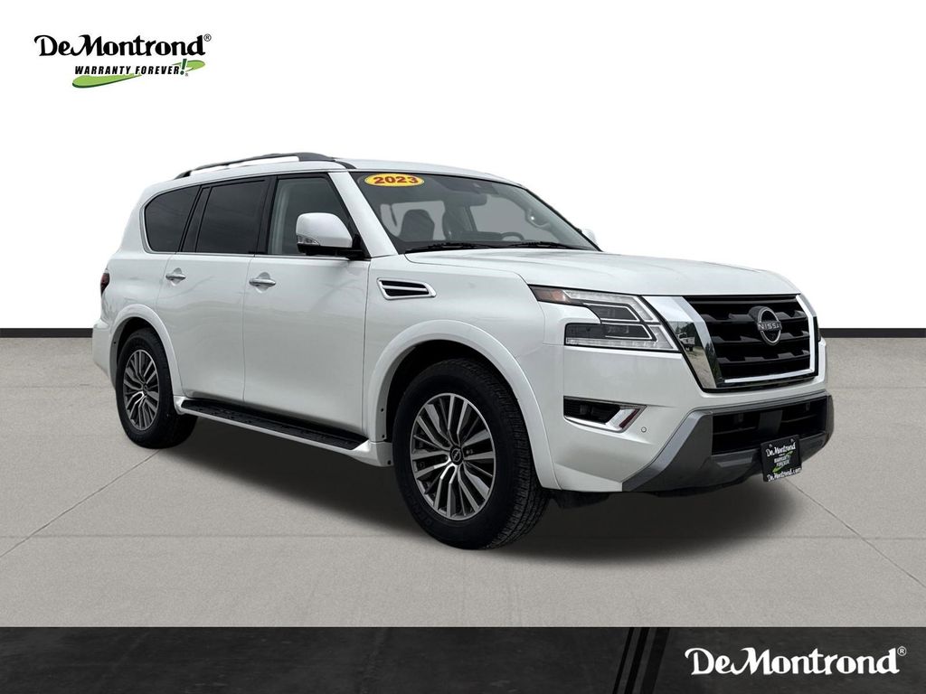 2023 Nissan Armada SL White at Joe Myers Mazda Kia