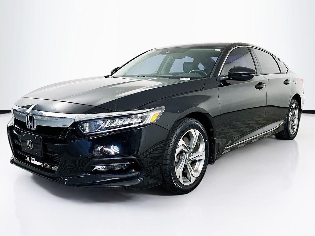 Crystal Black Pearl 2018 Honda Accord Sedan Front-Wheel Drive Automatic