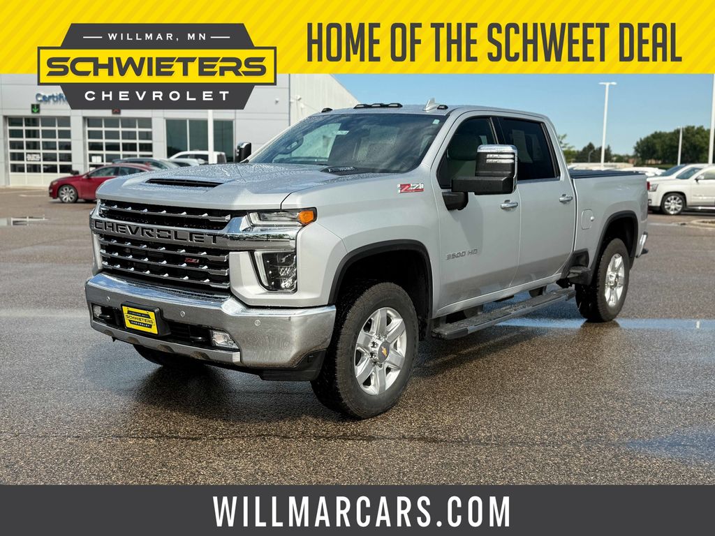 Silver Ice Metallic 2021 Chevrolet Silverado 3500HD Pickup Truck Four-Wheel Drive Automatic