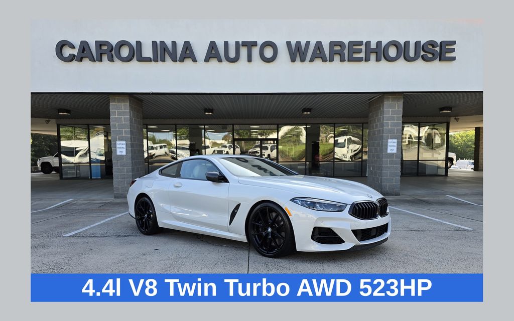 Mineral White Metallic 2022 BMW 8 Series Coupe All-Wheel Drive 8-Speed Automatic