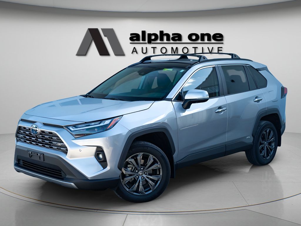 Silver Sky Metallic 2023 Toyota RAV4 Hybrid SUV / Crossover All-Wheel Drive Continuously Variable Transmission