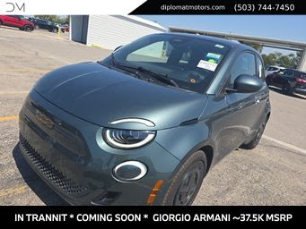 Green Metallic 2025 FIAT 500e Hatchback Front-Wheel Drive 1-Speed Automatic